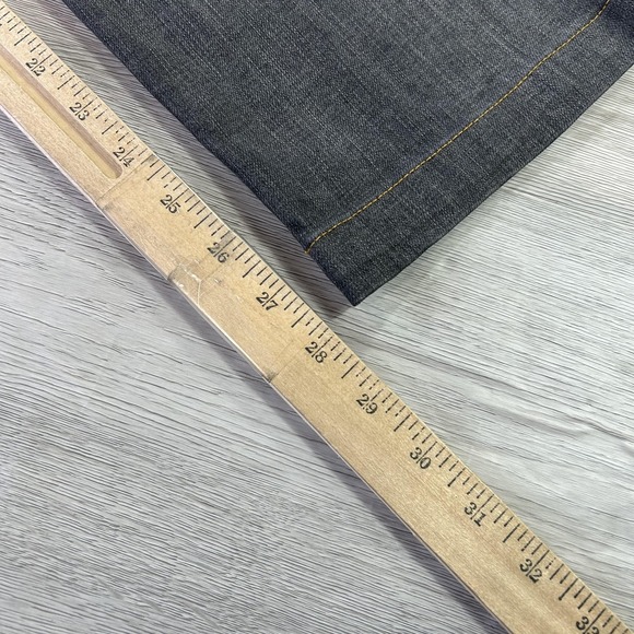 PrAna Jeans Mens 28x28 Gray Breathe Stretch Denim Straight Leg Casual Pants - Picture 14 of 16